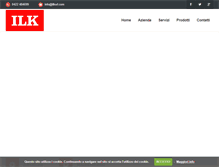 Tablet Screenshot of ilksrl.com